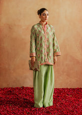 Mahgul | Chanderi Eid Edit | Green Pearl