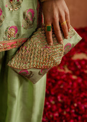 Mahgul | Chanderi Eid Edit | Green Pearl