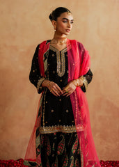 Mahgul | Chanderi Eid Edit | Coral Mist