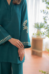 Sahar | Pret Essentials Winter 25 | Emerald Tide