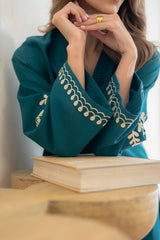 Sahar | Pret Essentials Winter 25 | Emerald Tide