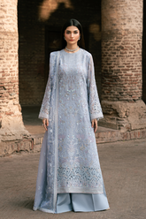 Lavish Premium | Hamsafar Luxury Chiffon | Baby Blue