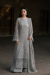 Lavish Premium | Hamsafar Luxury Chiffon | Gentle Gray