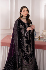Raeesa Premium | Noirah Velvet | NV-001