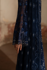 Lavish Premium | Hamsafar Luxury Chiffon | Midnight Blue