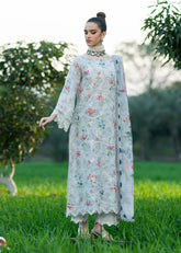 Sardinia | Printkari Lawn Edit 25 | Silver Bush
