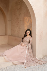 Alizeh | Ready to wear | Beige Dress 3 piece - RTW1027