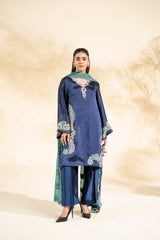 Faiza Faisal | Elara Luxury Pret | NAVY SERAPH