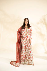 Faiza Faisal | Elara Luxury Pret | RIVAYA RUST