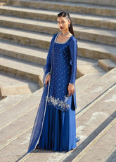 Mahum Asad | Sarai Luxury Formals | Blue Dynasty