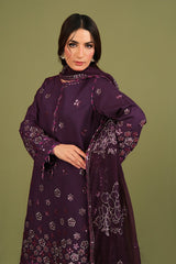 Alizeh | Luxe Raw Silk | AF-RS-09-Mulbery