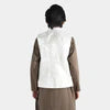 Boys Poly Viscose Waistcoat - White | Zayan Clothing UK