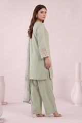 Maria B | 3 Piece Embroidered | DW-EA26-115-Green