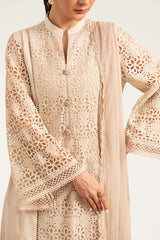 Maria B | Luxury Pret Pre Fall | DW-PF26-18-BEIGE