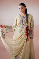 Maria B | Luxury Pret Pre Fall | DW-PF26-19-BEIGE