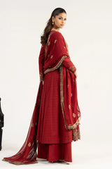 Maria B | 3 Piece Embroidered | DW-EA24-77R1-Red