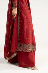 Maria B | 3 Piece Embroidered | DW-EA24-77R1-Red