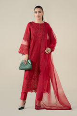 Maria B | Luxury Winter Pret 25 | DW-EF25-08-Red