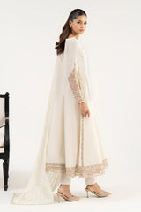 Maria B | 3 Piece Embroidered | DW-EA25-122R1-Off White