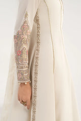 Maria B | 3 Piece Embroidered | DW-EA25-122R1-Off White