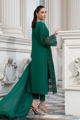 Maria B | 3 Piece Embroidered | DW-EA25-25R1-Green