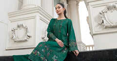 Maria B | 3 Piece Embroidered | DW-EA25-25R1-Green