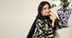 Maria B | 3 Piece Embroidered | DW-EA25-56R1-Black