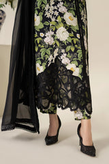 Maria B | 3 Piece Embroidered | DW-EA25-56R1-Black