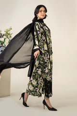 Maria B | 3 Piece Embroidered | DW-EA25-56R1-Black