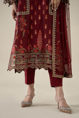Maria B | Luxury Winter Pret 25 | DW-EA25-59-Red