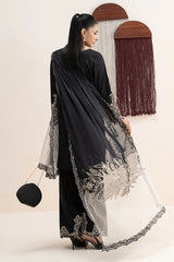 Maria B | 3 Piece Embroidered | DW-EA25-67R1-Black