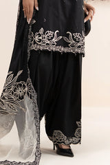 Maria B | 3 Piece Embroidered | DW-EA25-67R1-Black