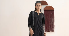 Maria B | 3 Piece Embroidered | DW-EA25-67R1-Black