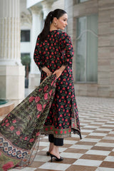 Maria B | 3 Piece Embroidered | DW-EA26-101-Black