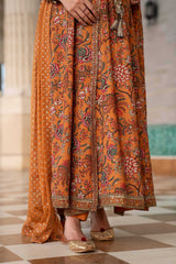 Maria B | 3 Piece Embroidered | DW-EA26-10-Mustard
