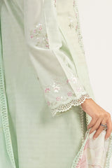 Maria B | 3 Piece Embroidered | DW-EA26-19-Mint Green