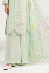 Maria B | 3 Piece Embroidered | DW-EA26-19-Mint Green