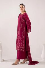Maria B | 3 Piece Embroidered | DW-EA26-27-Magenta