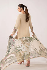 Maria B | 3 Piece Embroidered | DW-EA26-51-Off White