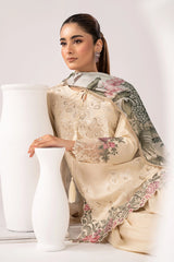 Maria B | 3 Piece Embroidered | DW-EA26-51-Off White