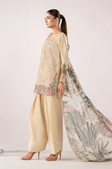 Maria B | 3 Piece Embroidered | DW-EA26-51-Off White