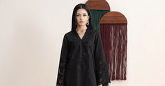 Maria B | 3 Piece Embroidered | DW-EA26-63-Black