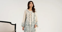 Maria B | 3 Piece Embroidered | DW-EA26-70-Off White