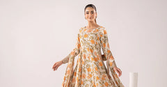 Maria B | 3 Piece Embroidered | DW-EA26-71-BEIGE