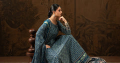 Maria B | 3 Piece Embroidered | DW-EA26-73-Blue