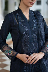 Maria B | 3 Piece Embroidered | DW-EA26-85-Navy Blue