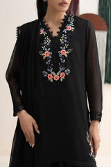 Maria B | 3 Piece Embroidered | DW-EA26-86-Black