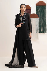 Maria B | 3 Piece Embroidered | DW-EA26-86-Black