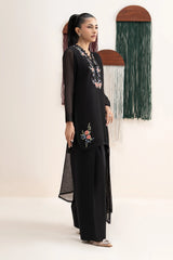 Maria B | 3 Piece Embroidered | DW-EA26-86-Black