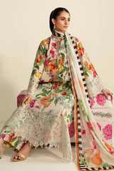 Maria B | 3 Piece Embroidered | DW-EA26-99-BEIGE